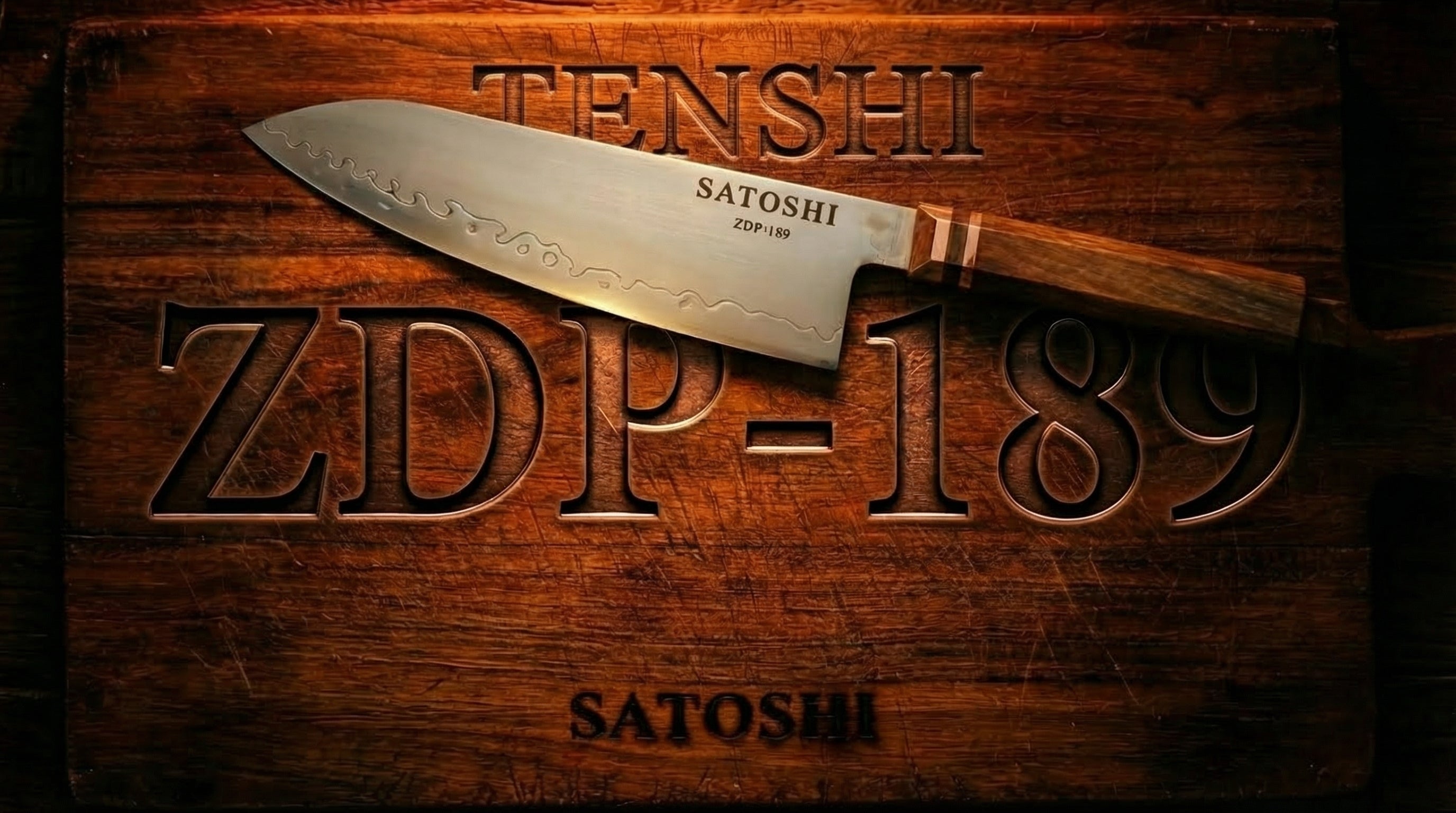 ™SATOSHI TENSHI ZDP-189 | סכין סנטוקו ט׳נשי