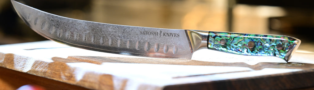 "Satoshi Knives" meat knife