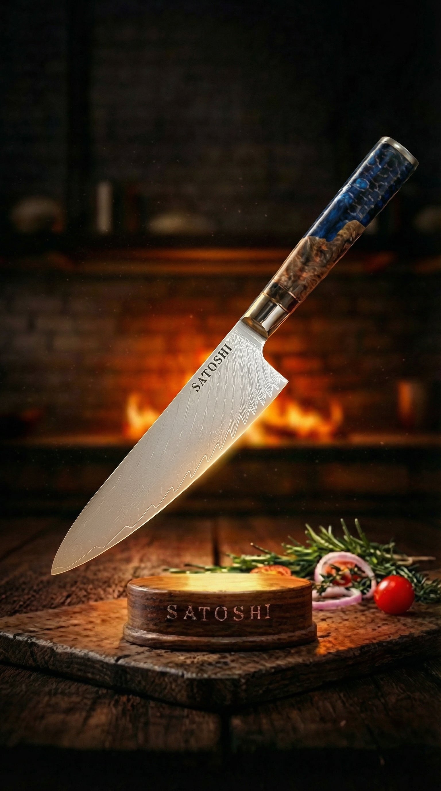 ™SATOSHI HONO (炎) | סכין שף גיוטו הונו