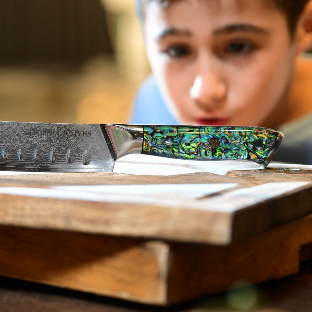 "Satoshi Knives" meat knife