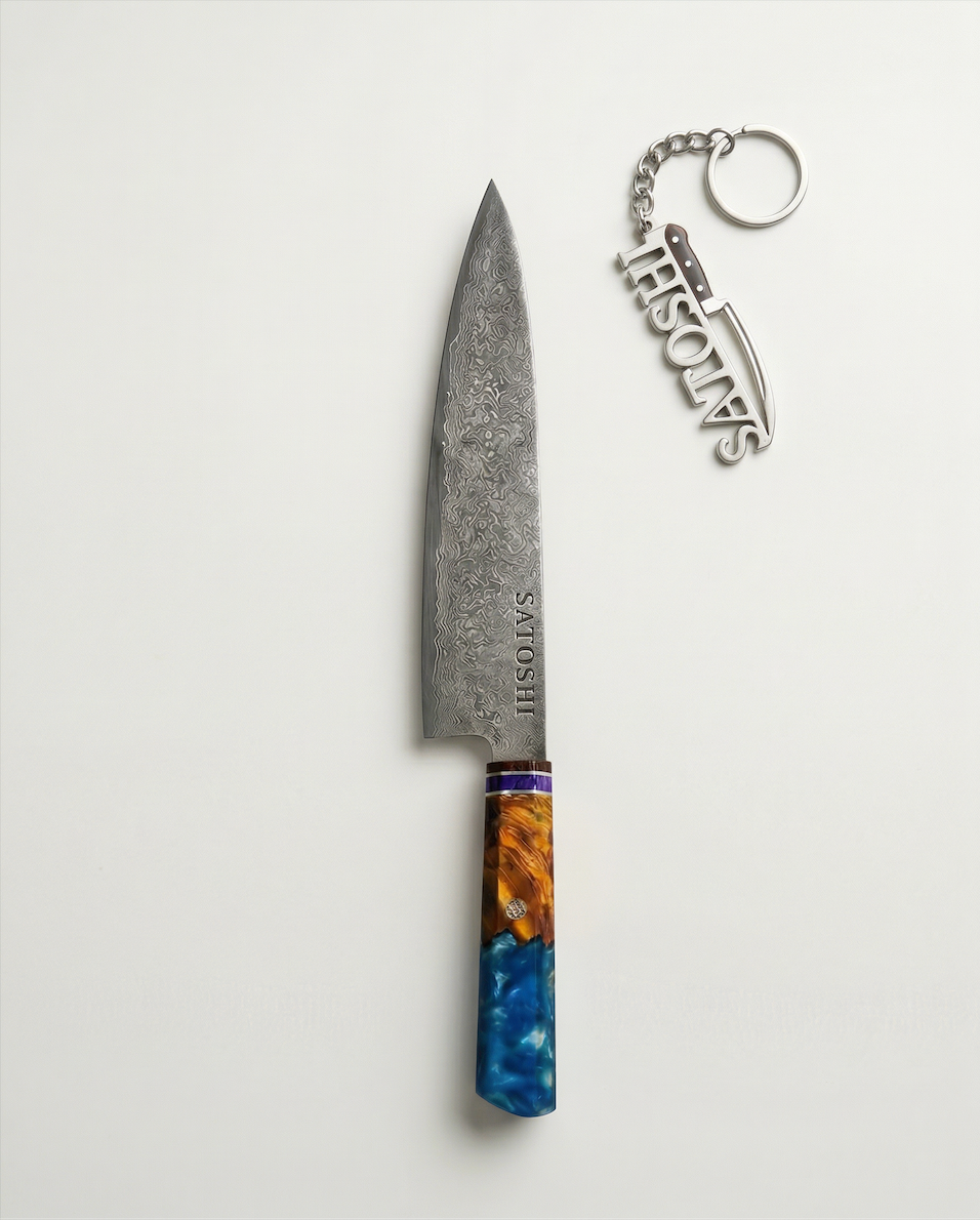 ™SATOSHI KNIVES | סכין גיוטו 21.3 ס״מ