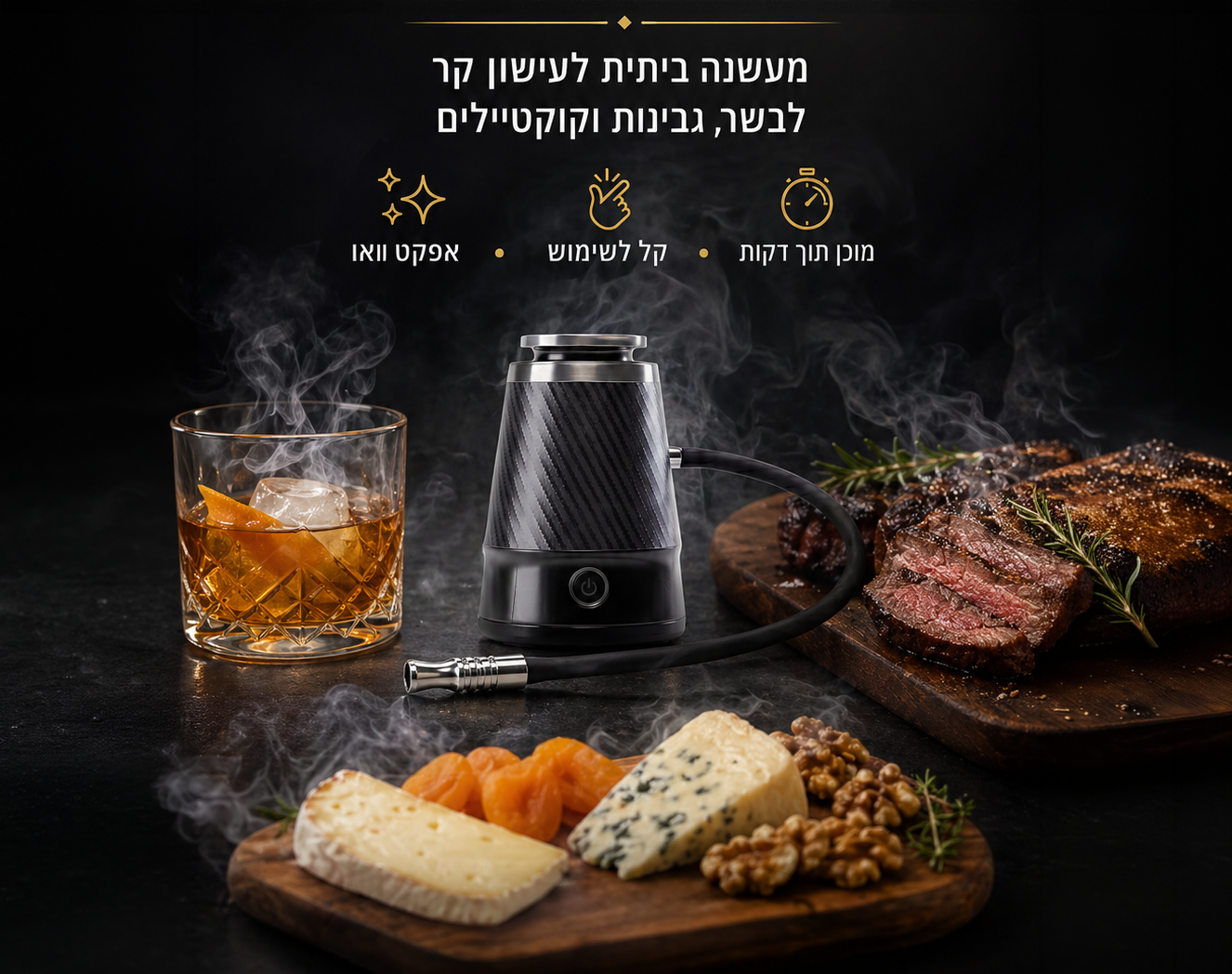 Pro Chef Israel | מעשנה ביתית מקצועית (מחיר השקה)
