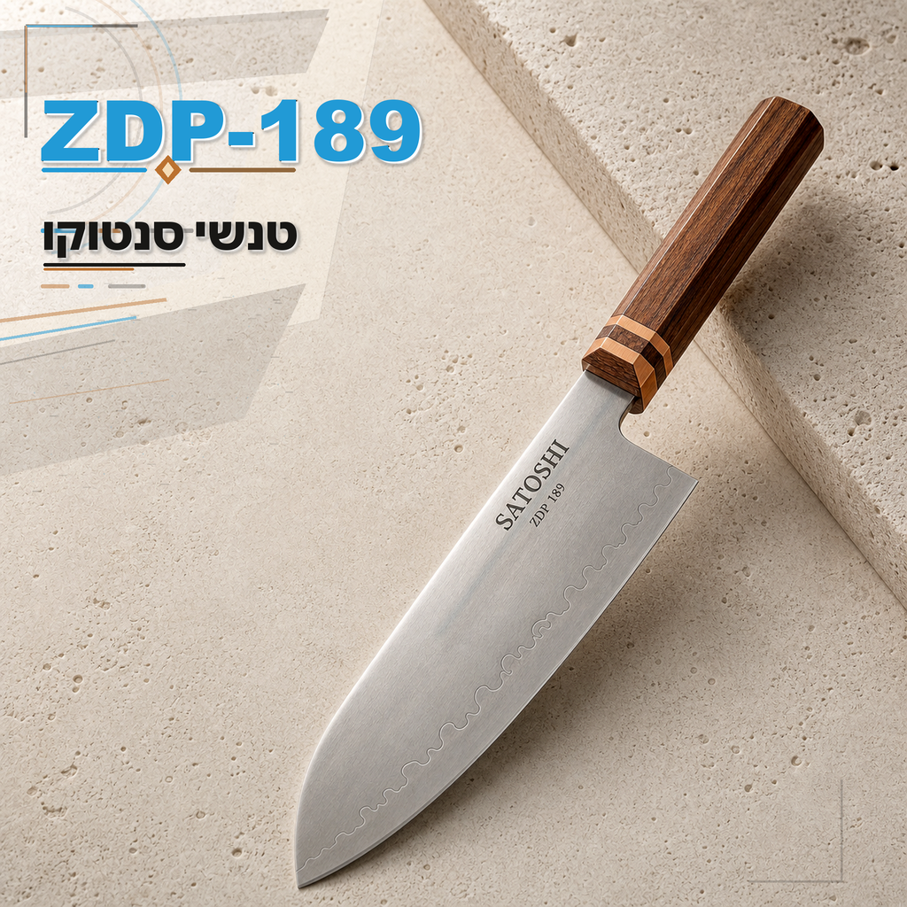 SATOSHI TENSHI™ ZDP-189 | Tenshi Santoku Knife